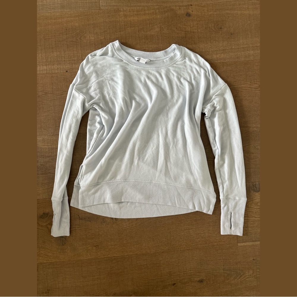 athleta coaster luxe long sleeve pullover sweatshirt